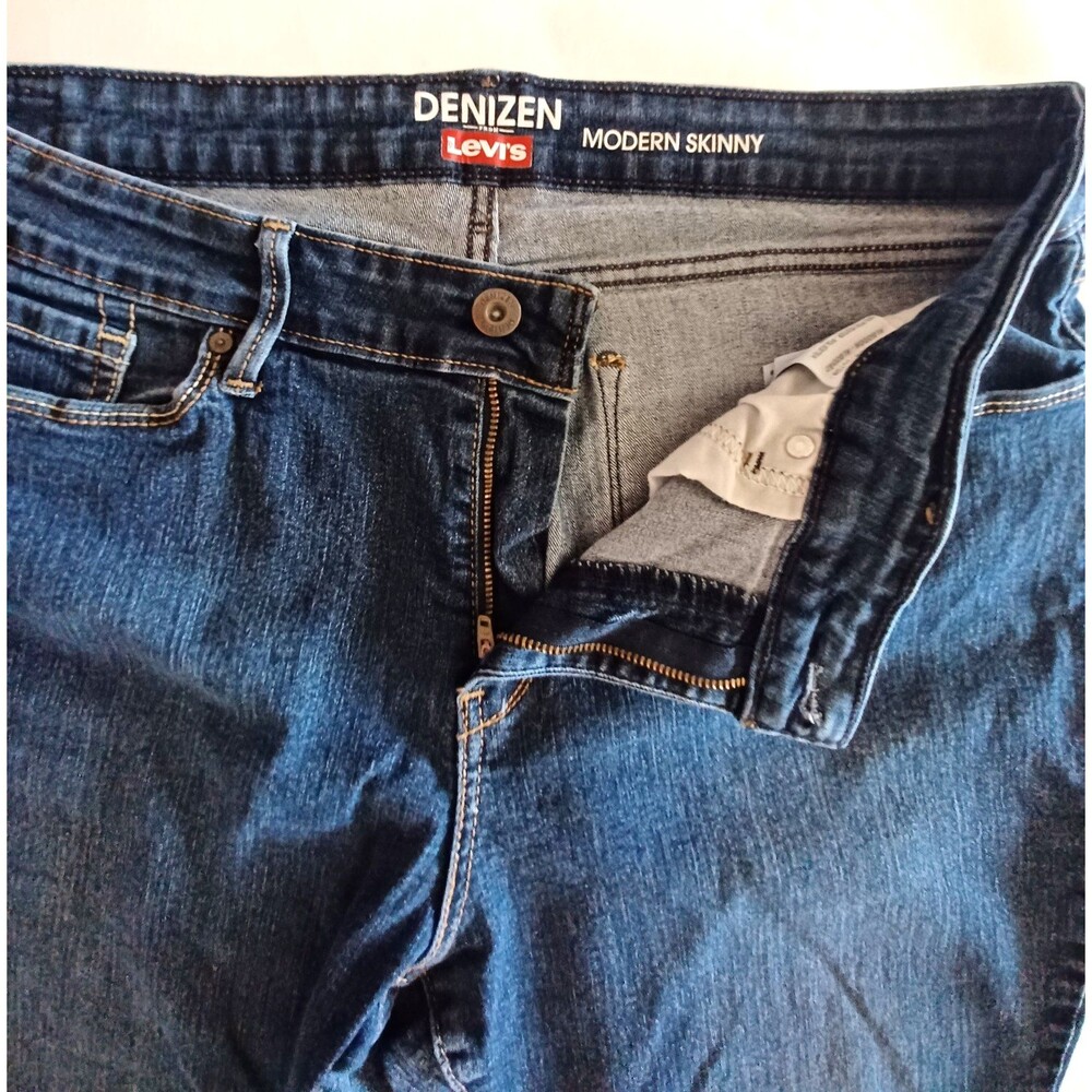 Levi’s Denizen Modern Skinny Jeans Women’s 16S Medium Wash Stretch Blue Denim
